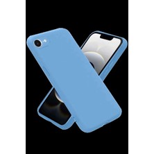 Bin1çeşit iPhone 16E Kılıf Nano Içi Kadife Silikon - Mavi
