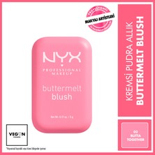 Nyx Professional Makeup Buttermelt Blush Kremsi Pudra Allık - 02 Butta Together