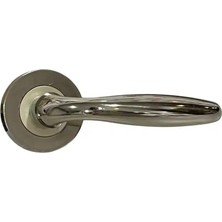 Elovias Sese Rozetli Kapı Kolu Nikel Inox Ekonomik Model (200-27R-21/53)