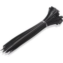 Tr Çetsan 2, 5X150 Siyah 15CM Kablo Bağı Cırt Kelepçe TOPLAYICI-100 Adet, Sekatech