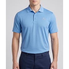 Comutan Dry-Touch Polo Yaka Tişört Mavi