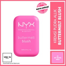Nyx Professional Makeup Buttermelt Blush Kremsi Pembe Pudra Allık - 01 My Butta Half