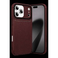 Bin1çeşit Iphone 17 Pro Max Auto Focus Karbon Kapak - Bordo