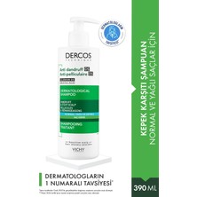 Vichy Dercos Normal ve Yağlı Saçlar Için Salisilik Asit Içeren Kepek Karşıtı Şampuan 390 ml