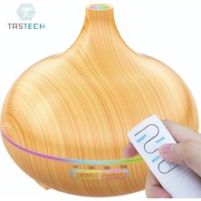 Junglee Difüzörü Buhar Ultrasonik Hava Nemlendirici Aromatik Oda Kokusu 7 Renk LED Işıklı Soğuk Sarı