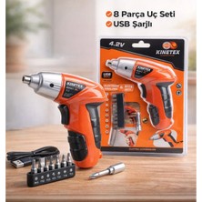 Maison Luré 4.2V 800MAH Şarjlı Vidalama Set Akülü Vidalama