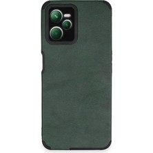 Uryport Realme C35 Kılıf Loop Deri Silikon - Yeşil