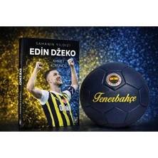 Fenerbahçe Lisanslı Lacivert Premıum Futbol Topu Dzeko Kitap Hediyeli