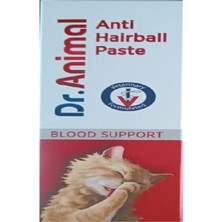 Dr. Animal Anti Hairball Blood Support Iki Etkili Kedi Tüy Yumağı & Dolaşım Sistemi Macunu 75 ml