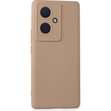 Uryport Vivo V29 Lite Kılıf Nano Içi Kadife Silikon - Pudra