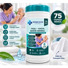 Bozan Yavuz Medical 75 Yaprak Hasta-Yaşlı Bakım Islak Mendili Çanta Boy