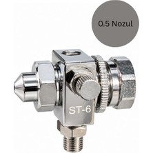 Gümrük Bey St-6 Otomatik Sprey Tabancası 0.5 mm Nozul Pnömatik Sıvı ve Boya Püskürtücü - 695099