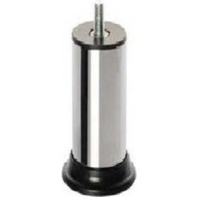 Elovias Eroğlu 51MM ÇAP12CM Metal Ayak Plastik Bingolu Krom Mobilya Ayağı M10 (401-37-12-18)