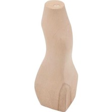 Elovias Sese Klasik Kulaksız Ham Ahşap Masa Ayağı 20CM (401-25-20-01)