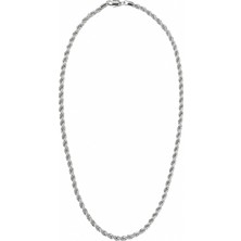 Nes Design 14K Özel Seri Burgu Zincir Silver (50CM)