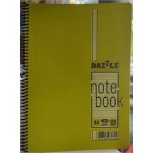 Ada Çanta Kırtasiye Dazzle A4 120 Yaprak Spiralli Çizgili Defter ARD990001