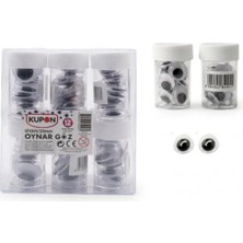 Ada Çanta Kırtasiye Kupon 12 Tüp 20MM Siyah Oynar Göz ARD0239