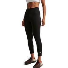 Nike Nıke W Nsw Nk Clsc Hr 7/8 Tıght Lbr Kadın Günlük Tayt DV7789-011 Siyah