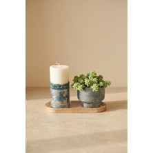 Giselle Ocean Mineral & Succulent Set Candle