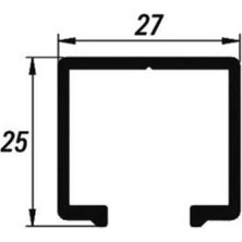 Elovias Albatur Katlanır Üst Ray 1 Metre (150-7450-1410-1000)