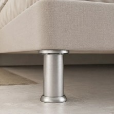 Elovias Eroğlu Baza Ayağı Eko Jumbo Mat Krom 15cm x 61mm Plastik (EA449)