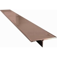 Kapı Eşik T Profili Bronz Parlak 3 cm