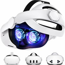 Brf Store Vialivaavm Meta Quest 2/3/3s Uyumlu Başlık Kayışı (Elite Strap), Vr Gözlük Aksesuarı | Meta Quest 2/