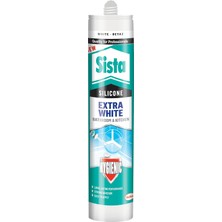Brf Store Vialivaavm Sista Extra White Silikon Çok Amaçlı ve Su Geçirmez Mutfak ve Banyo Silikonu, Sıhhi Tesis