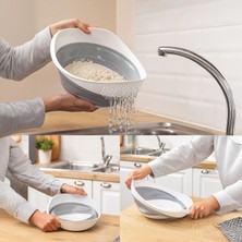 Brf Store Vialivaavm Deconox Katlanabilir Pratik Pirinç, Mercimek Süzgeci | Yer Kaplamayan Katlanır Süzgeç – G