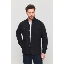 YXC Trend Maker Slim Fit Erkek Dar Kesim Pamuklu Kot Gömlek