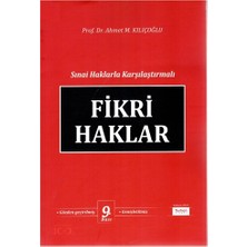 Turhan Kitabevi Yayınları Fikri Haklar - Ahmet M. Kılıçoğlu