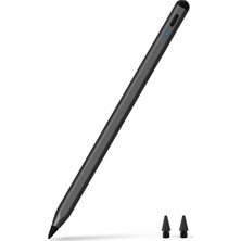 Str Store K-2259 iPad Kalemi, Aktif Kapasitif Stylus Kalem, Şarj Edilebilir Dokunmatik Kalem, Hassas ve Değiştirilebilir Uçlu, iPad 2018 ve Sonrası ile Uyumlu