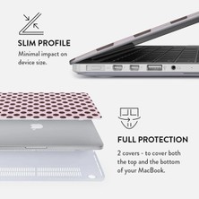 Str Store Macbook Air 13.6 A2681 ile Uyumlu Koruma Kılıfı, New Crush