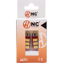HNC 12 Ledli 39MM Sofit LED Ampül Beyaz Işık 12V (C5W)