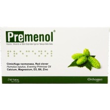 Orthogen Premenol 60 Tablet Kadınlar İçin Bitkisel Destekleyici Takviye Edici Gıda