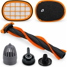 YFS Philips Ile Uyumlu XC7043 Speedpro Max Süpürge Başlık Fırçası, Seperatör, Emici Iç Dişli, Mil ve Filtresi 2 Adet