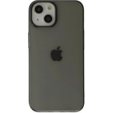 Marsilyan™- Apple Iphone 14 Plus Kılıf Pc Sert Şeffaf Kapak - Siyah