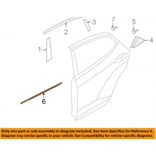 Kore Hyundai Elantra 2011-2013 Cam Sıyırıcı Arka Kapı Dış Sağ (Oem No: 83220-3X000)