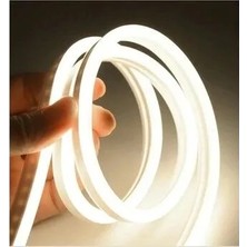 Yuled 15 M Gün Işığı Neon 220 V Esnek Hortum Şerit LED Işık Aydınlatma + Güç Fişi