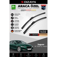 S-Dizayn Jaguar Xf X260 Ön Cam Silecek Seti 2015-2024 Premium Araca Özel 70-43 cm A+ Kalite