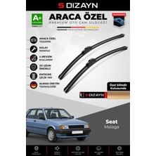 S-Dizayn Seat Malaga Ön Cam Silecek Seti 1985-1993 Premium Araca Özel 45-45 cm A+ Kalite