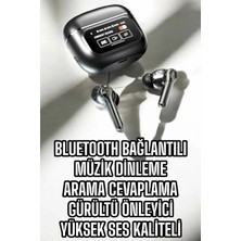 Gees Global Kablosuz Bluetooth Kulaklık Dokunmatik Ekranlı Anc Destekli
