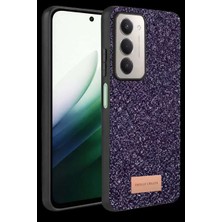 Bin1çeşit Onegif Redmi 15 4g Bright Simli Kapak - Derin Mor