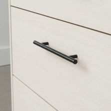 Elovias Mia Metal Çubuk Kulp Siyah 160mm (1901-160-02)