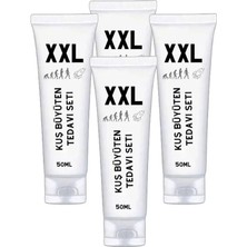 TKÇ Kuş Büüyütücü Xxlcream Men Enlrgr 4lü Adet x 50 ml Erkeklere Özel Krem Bzs