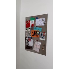 The Longevity Co Paslanmaz Çelik Moodboard (Vida Delikli) / Magnetic Board/anı Panosu / Manifesting Board / Zihin Saray