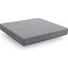 50X50X5 cm Süngerli Bağcıklı Keten  Fermuarlı Sandalye&bahçe Minderi