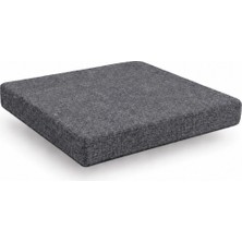 50X50X5 cm Süngerli Bağcıklı Keten  Fermuarlı Sandalye&bahçe Minderi