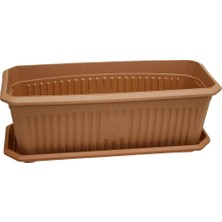 Hak Plastik Hak Pls Dış Mekan Saksı Tabaklı No:1 (25LT) HP160-70