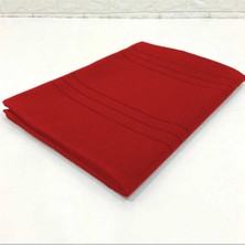 Bin1çeşit Çizgili Tek Masa Örtüsü Colber 160X220CM Kırmızı